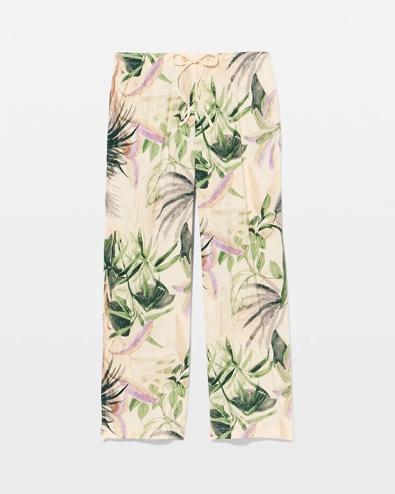 Relaxed Crop Pajama Pants