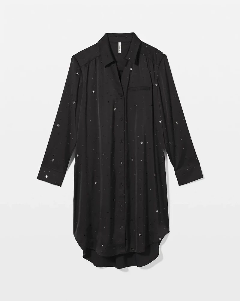 Long-Sleeve Sleep Shirt