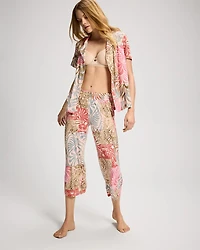 Cropped Pajama Pants