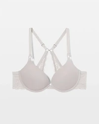 Push-Up Plunge Bra with Lace