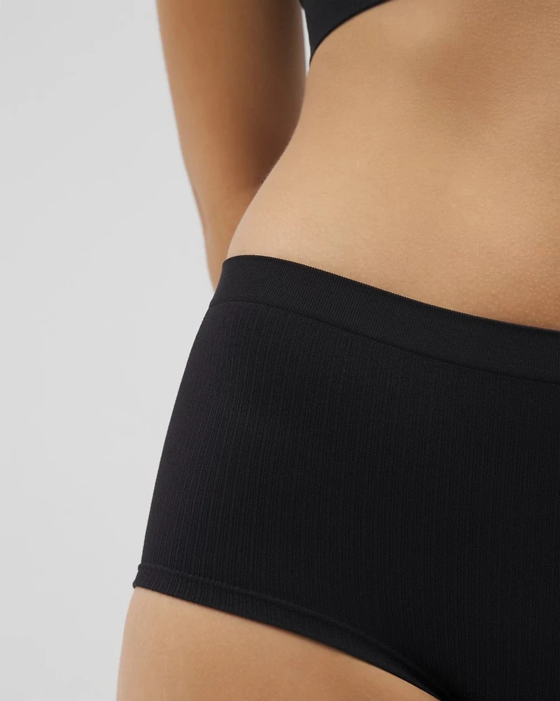 Seamless Rib Boyshort Panty