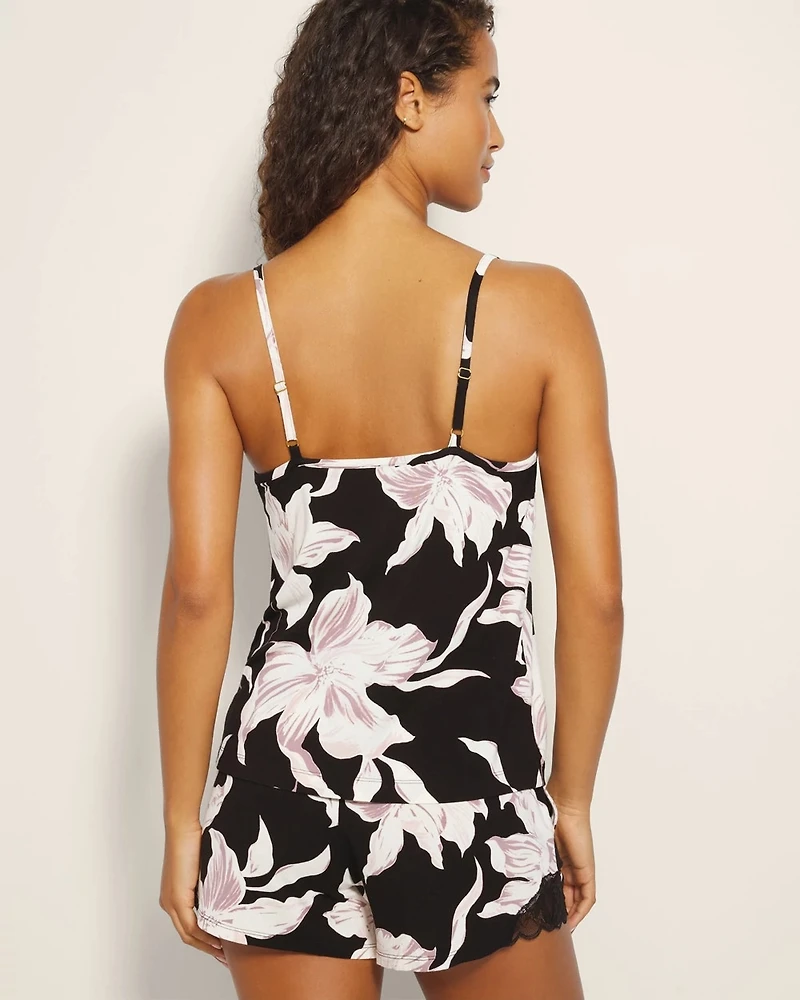 Lace-Trim Pajama Cami