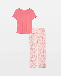 Packaged Short-Sleeve Pant Pajama Set