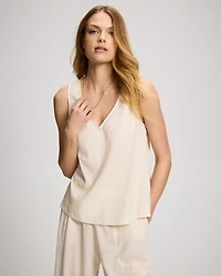 Textured Stripe Relaxed Tank