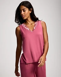 Romantic Lace Pajama Tank Top