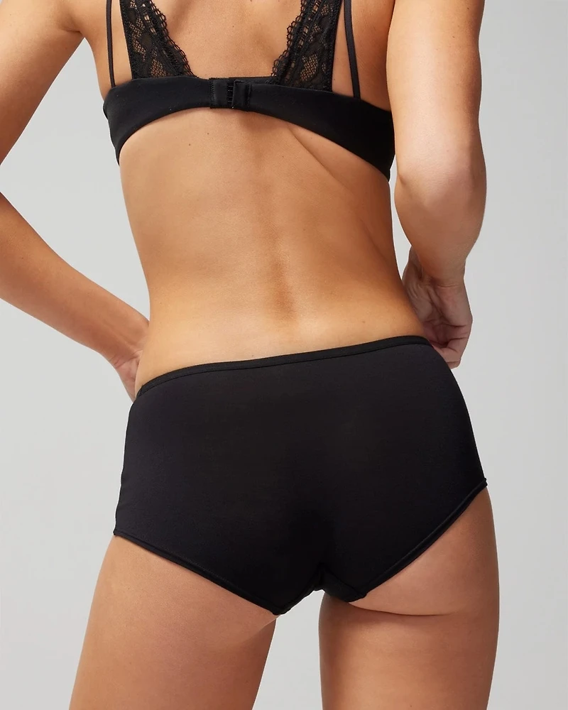 Boyshort Panty with Enchanting Lace
