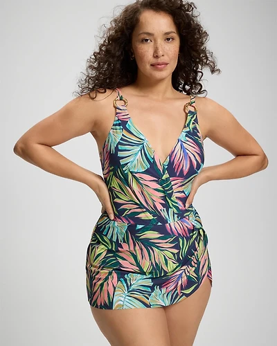 Color Spectrum Swim Dress