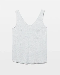 Slub V-Neck Pajama Tank