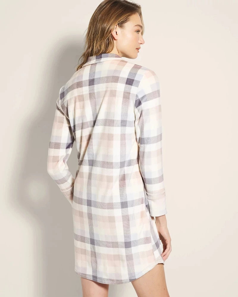 Button Front Sleepshirt