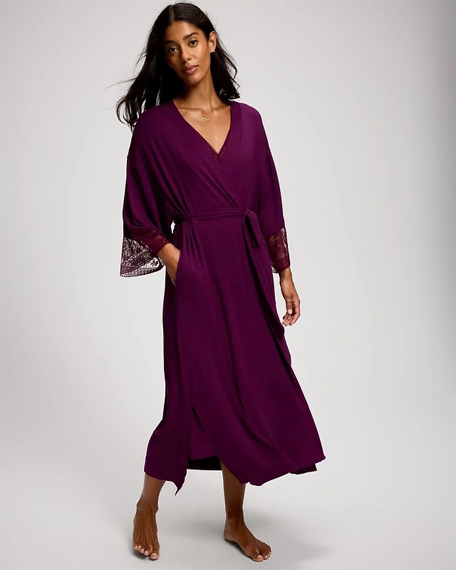 Geo Lace Midi Robe