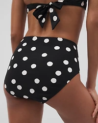 Ruched High-Waist Bikini Bottom