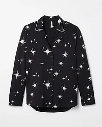 Long-Sleeve Pajama Top
