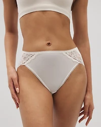 High-Leg Panty with Enchanting Lace