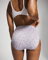 High-Waist Brief Panty with Lace