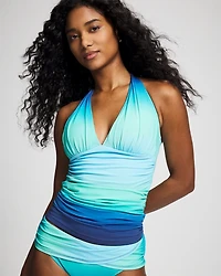 Desert Mirage Halter Tankini Top