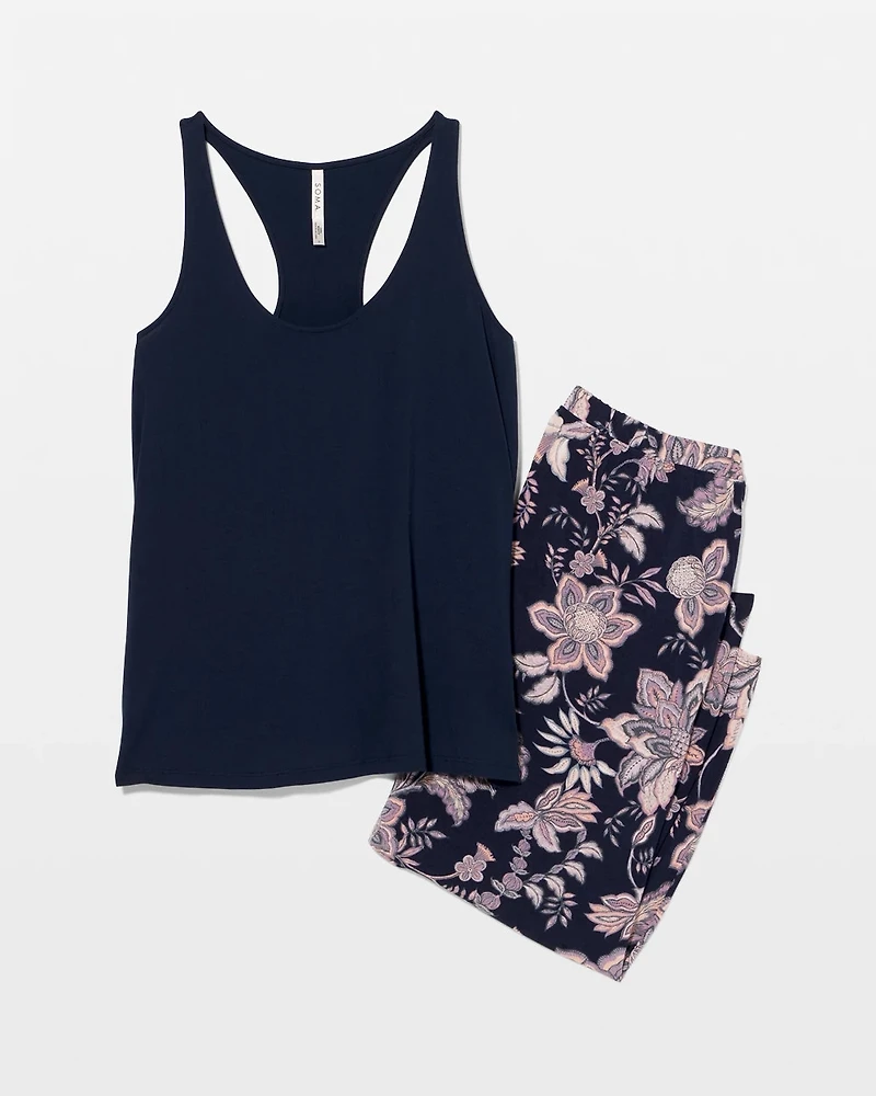 Tank + Crop Pants Pajama Set
