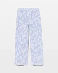 Cotton Striped Jacquard Pajama Pants