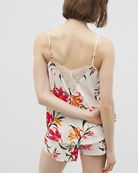 Lace Trim Pajama Cami
