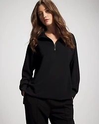 Luxe Modal Quarter Zip Sweatshirt