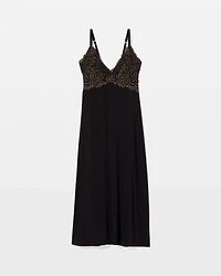 Soft Support Lace Midi Nightgown