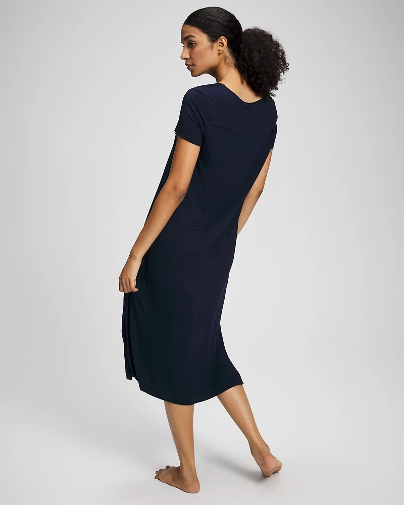 Short Sleeve Long Sleepshirt