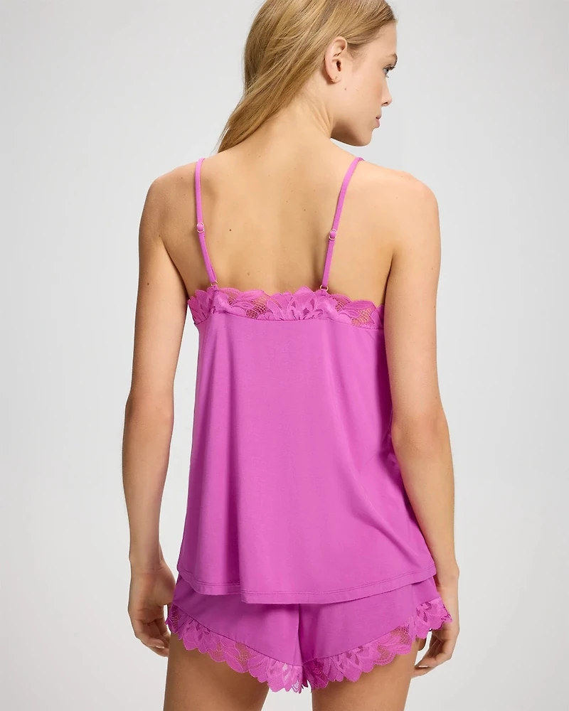 Bold Floral Lace Pajama Cami