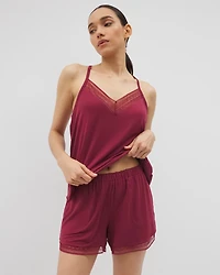 Geo Lace Pajama Short