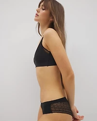 Geo Lace Trim Bralette