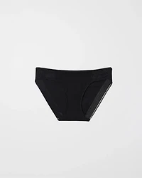 Cotton Blend Bikini Panty with Lace