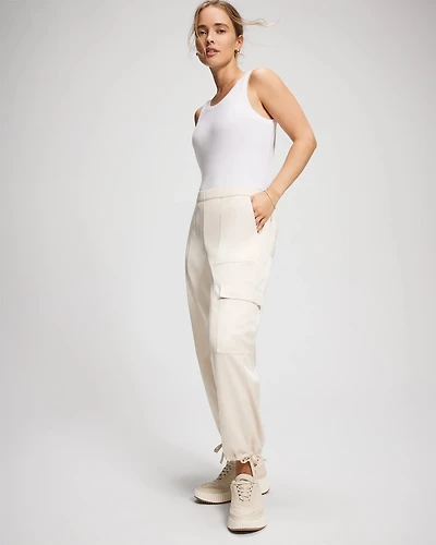 Satin Relaxed Cargo Pant