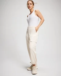 Satin Relaxed Cargo Pant