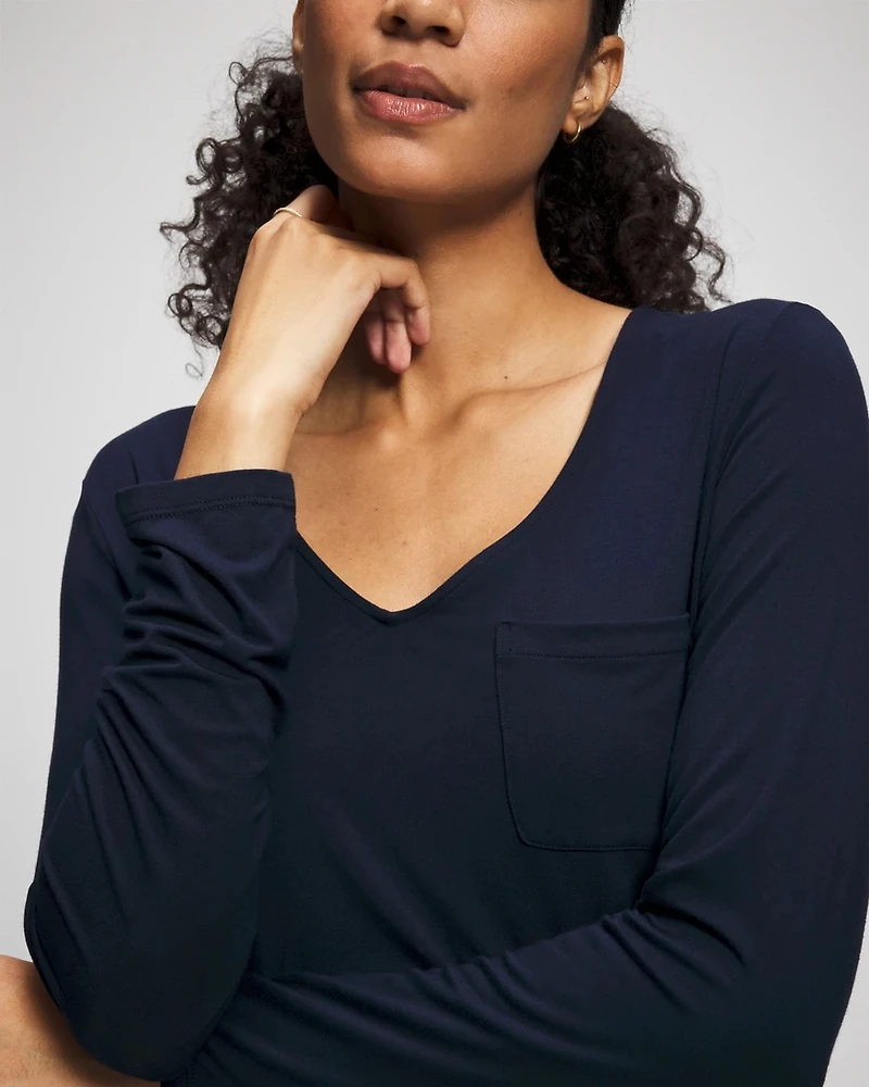 Long-Sleeve Sleepshirt