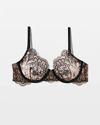 Tattoo Embroidered Perfect Coverage Bra