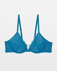 Soma Plunge Unlined Bra with Lace