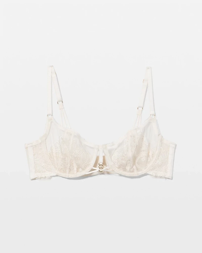 Ethereal Embroidery Unlined Balconette Bra