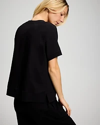 Essential Terry Short Sleeve Raglan Top