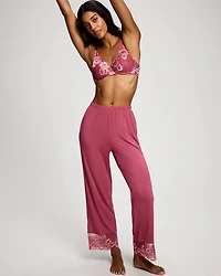 Romantic Lace Ankle Pajama Pants