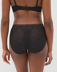 Soma High-Leg Panty with Stretch Lace