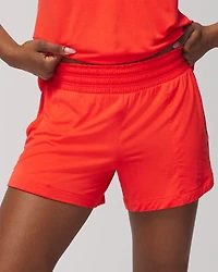 Solid Smocked Pajama Shorts
