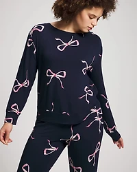 Long-Sleeve Pajama Top