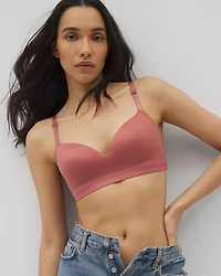 Luxe Wireless Bra with Lace Back