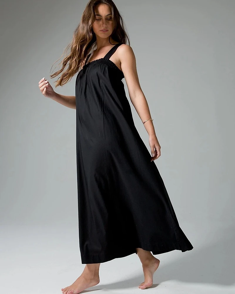 Cotton Tank Maxi Bra Dress