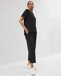 Essential Terry Relaxed Short Sleeve Top