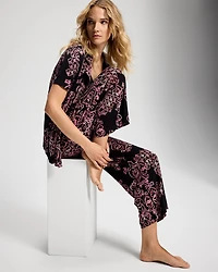 Cropped Pajama Pants