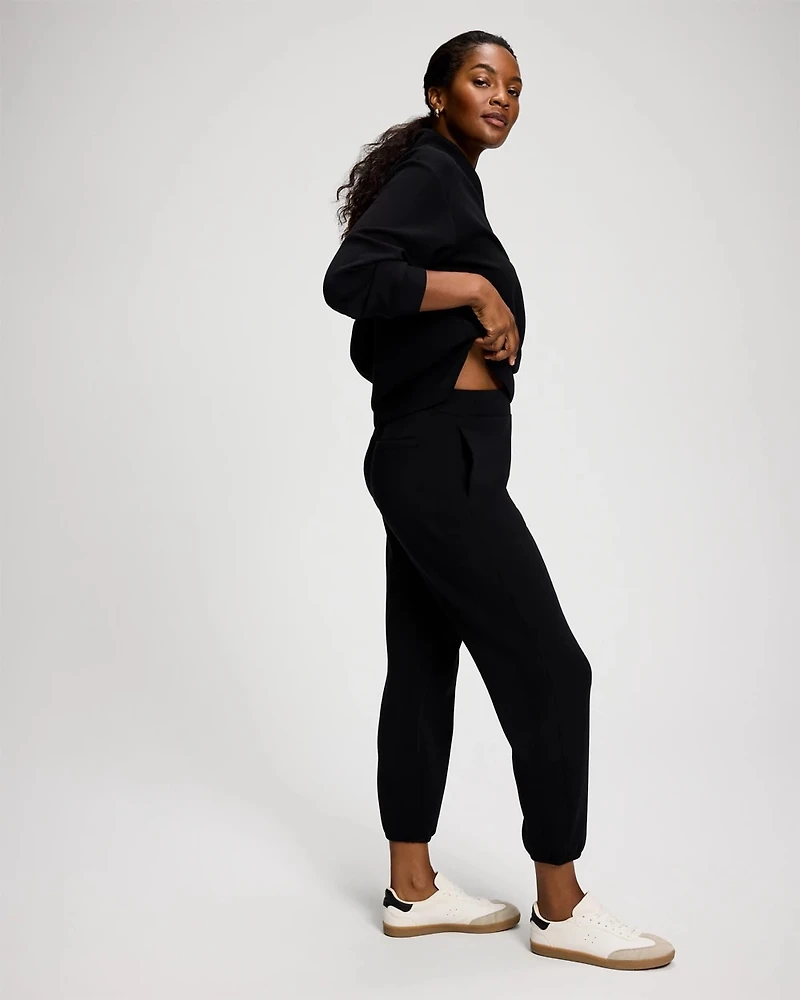 Modern Modal Mixed Rib Jogger Pants