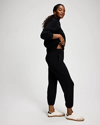Modern Modal Mixed Rib Jogger Pants