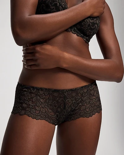 Lace Back Hipster Panty