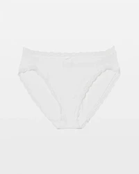 Cotton Rib High-Leg Panty