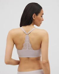 Racerback Bralette with Lace Back