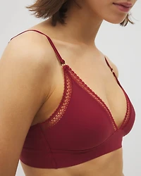 Geo Lace Trim Bralette